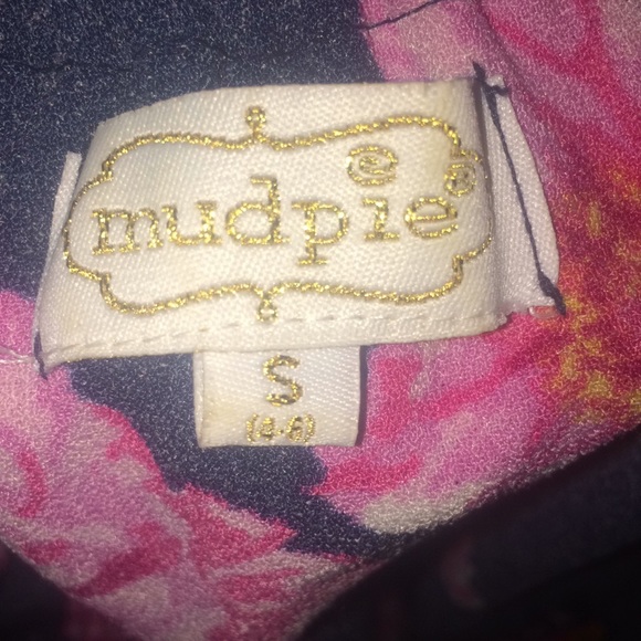 Mud Pie Floral Print Off The Shoulder Dress - Picture 8 of 9